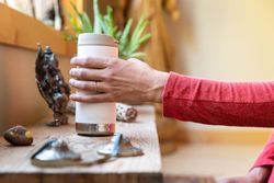 Термокружка Klean Kanteen TKWide Cafe Cap 12oz (355 мл) Tofu