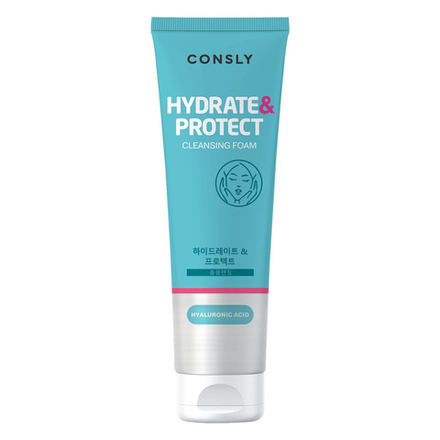 Consly Пенка увлажняющая с гиалуроновой кислотой - Hyaluronic acid cleansing foam hydrate, 120мл, шт