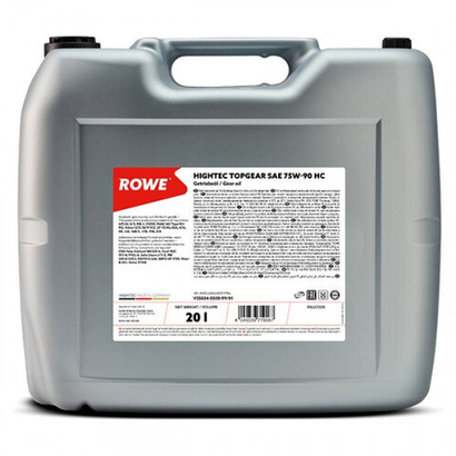 Масло трансмиссионное ROWE HIGHTEC TOPGEAR SAE 75W-90 HC ( 20 л.)