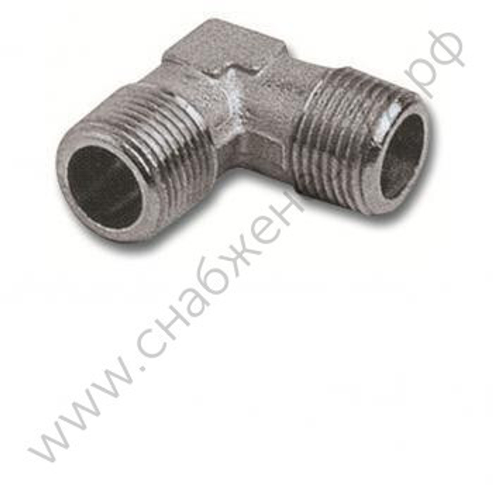 Переходник GAV 1255/2 266/2 уголок L-MM 1/4