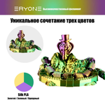 Пластик Eryone Silk PLA Tri-Color 1.75mm, 1KG Gold & Green & Purple