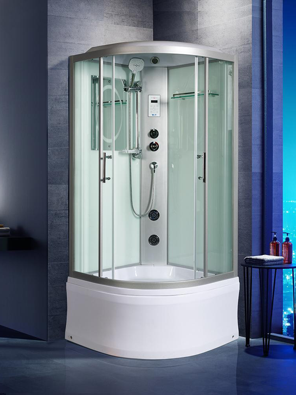 Душевая кабина WeltWasser  WW500 HALLE 1004 1000х1000х2170 мм 10000003249