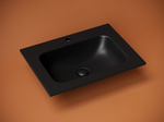 Раковина накладная мебельная Grace прямоугольная, с отверстием под смеситель, 610x457x137мм, цвет черный матовый, арт. CN7011MB