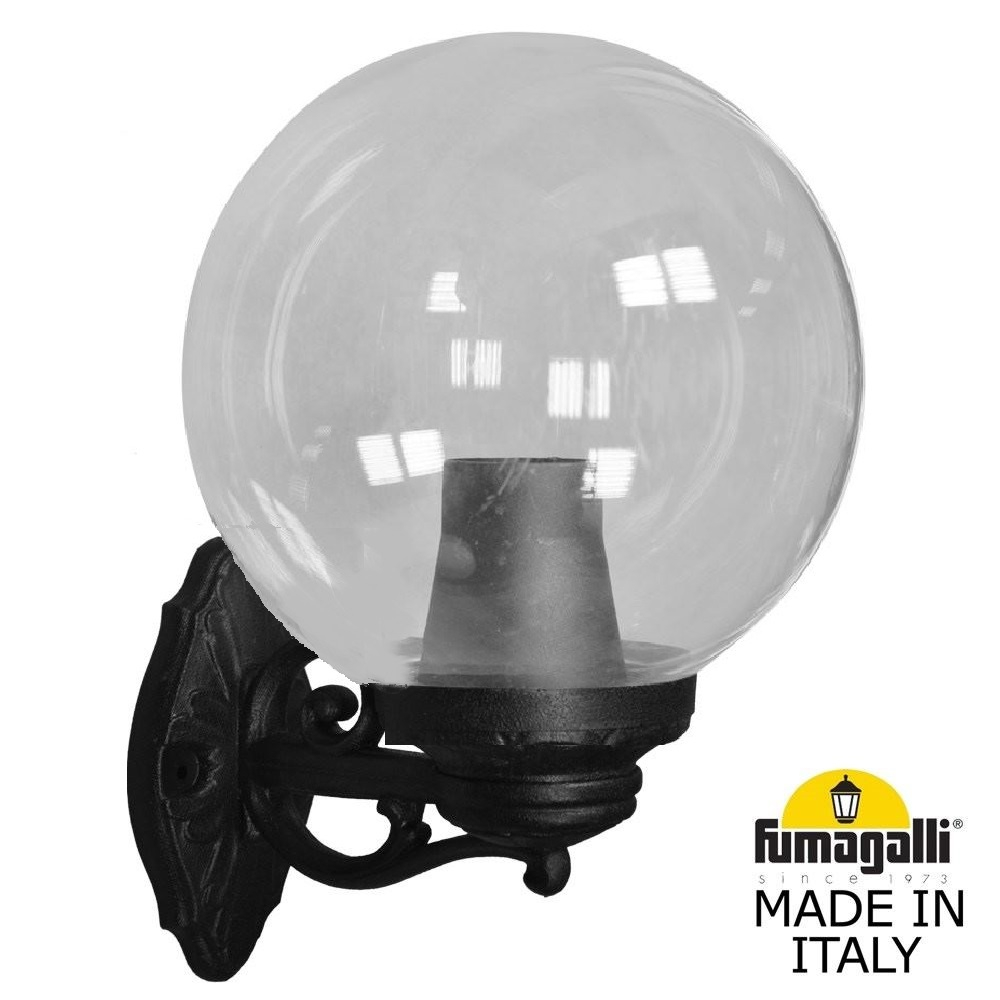 Уличный настенный светильник Fumagalli GLOBE 300 G30.131.000.AXF1R