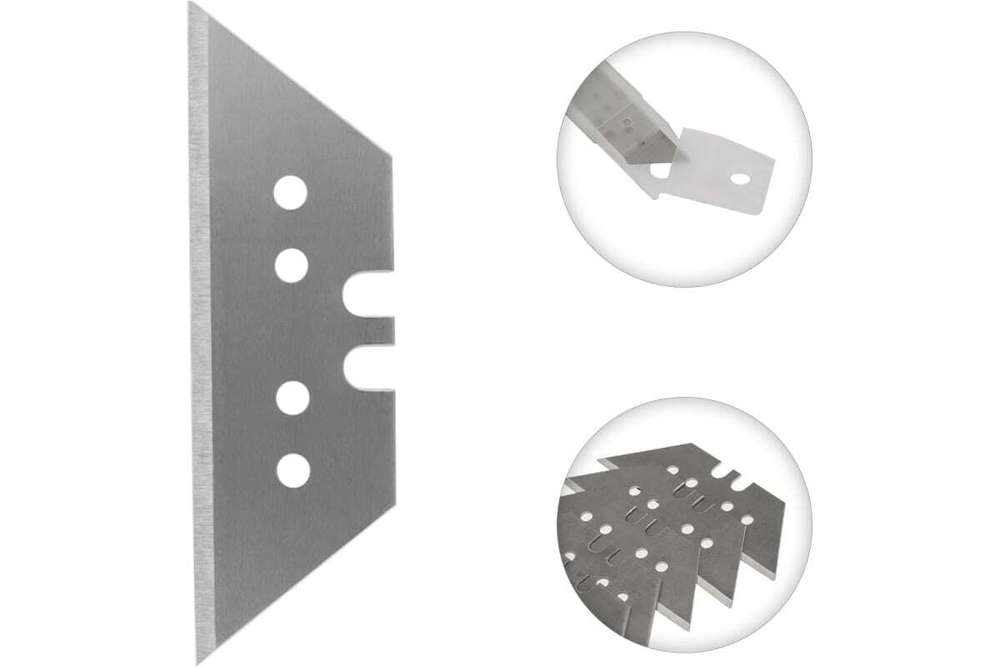 ТРАПЕЦИЕВИДНЫЕ ЛЕЗВИЯ REXANT 19ММ 10ШТ 12-4914