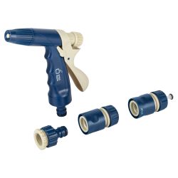 GAKP01-94 GREEN APPLE ЕСО Комплект для полива (пистолет-распылитель, штуцер, коннектор, коннектор с