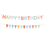 Гирлянда "Happy Birthday" (мини-гирлянда) 0,6 м