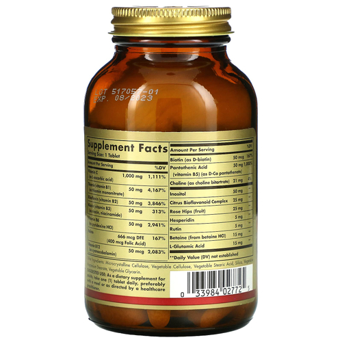 Solgar, Комплекс Ultimate B + C, 90 таблеток