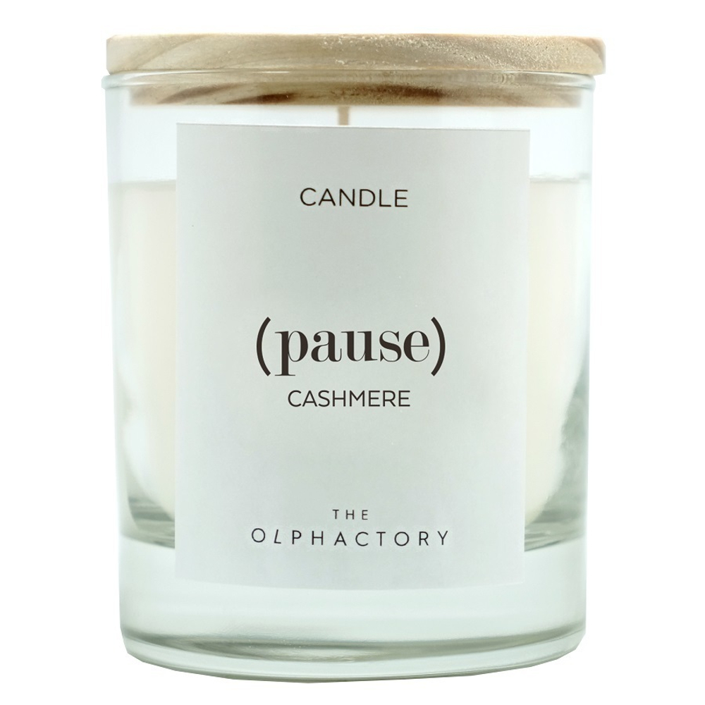 Свеча ароматическая the olphactory, pause, Кашемир, 40 ч