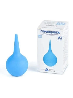 Спринцовка резиновая мягкий наконечник тип А №3 (27 мл)