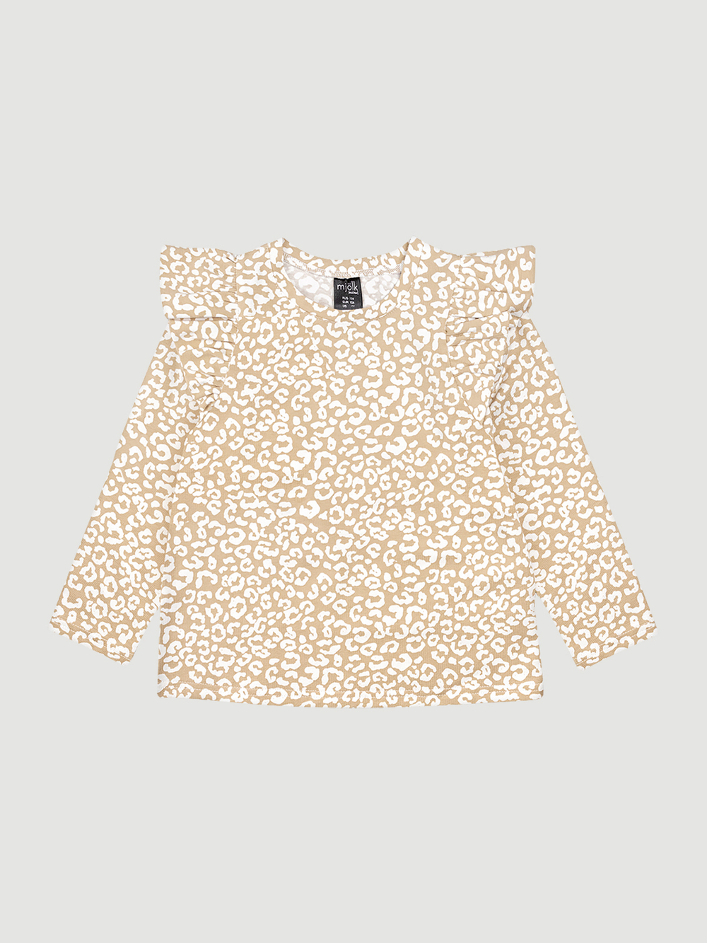 Лонгслив Mjölk Sand Leopard с крылышками
