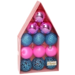 Набор украшений «Вдохновение» 5 см, Розовый, синий