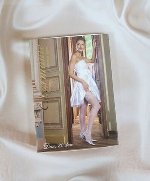 Колготки женские , белые SP DIAZ 20, S/M