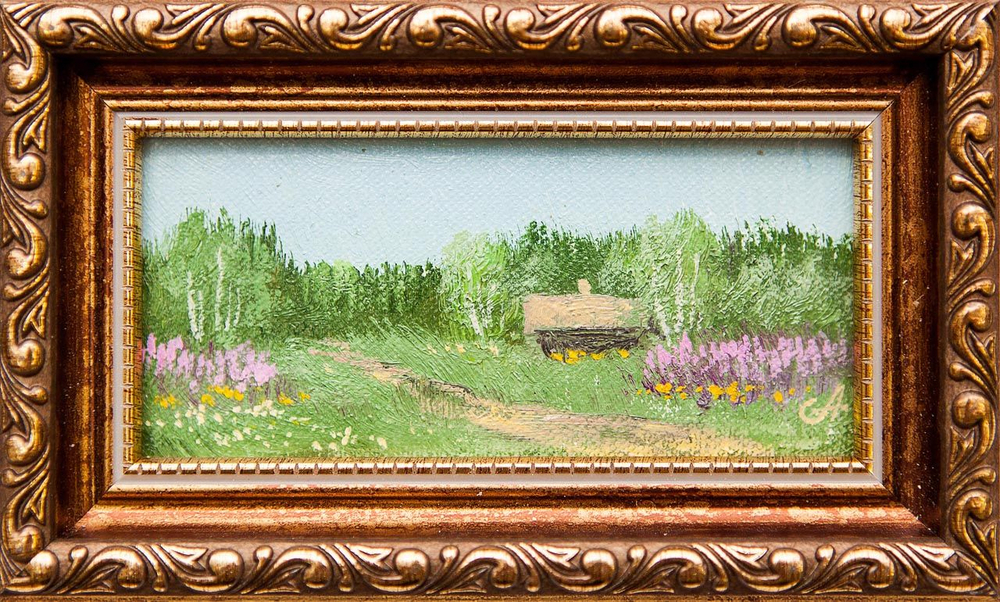 Картина маслом "Пейзаж" Селенских