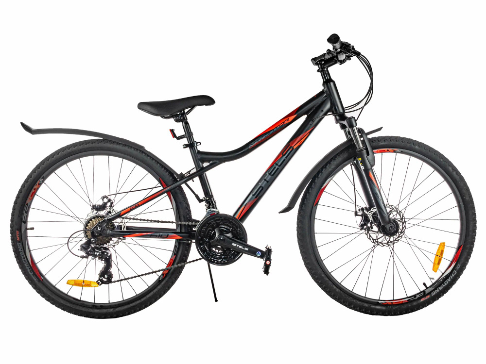 Велосипед 26" Stels Navigator-610 MD р.16" черный красный