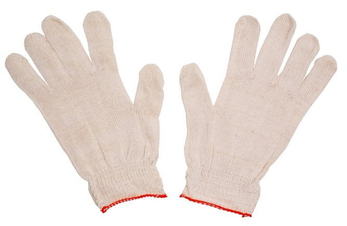 Перчатки хлопчатобумажные без напыления, 3 нити, 10 класс, 300 пар в упаковке