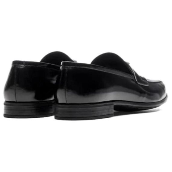 Prada Leather Loafer 'Black'