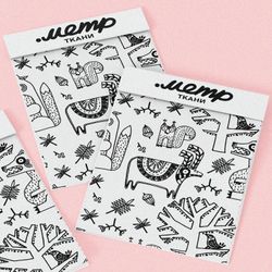 Ткань футер 2-х нитка лесные сказочные звери