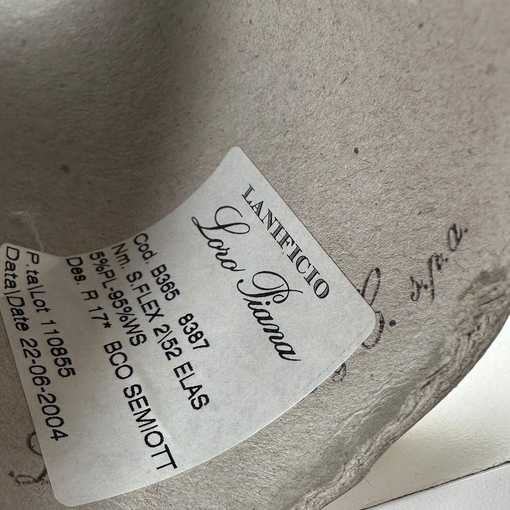 FLEX - Loro Piana; 95% кашемир, 5% эластан; 2600м/100гр; col. 8387, Part.\Lot 110855, цвет: белый