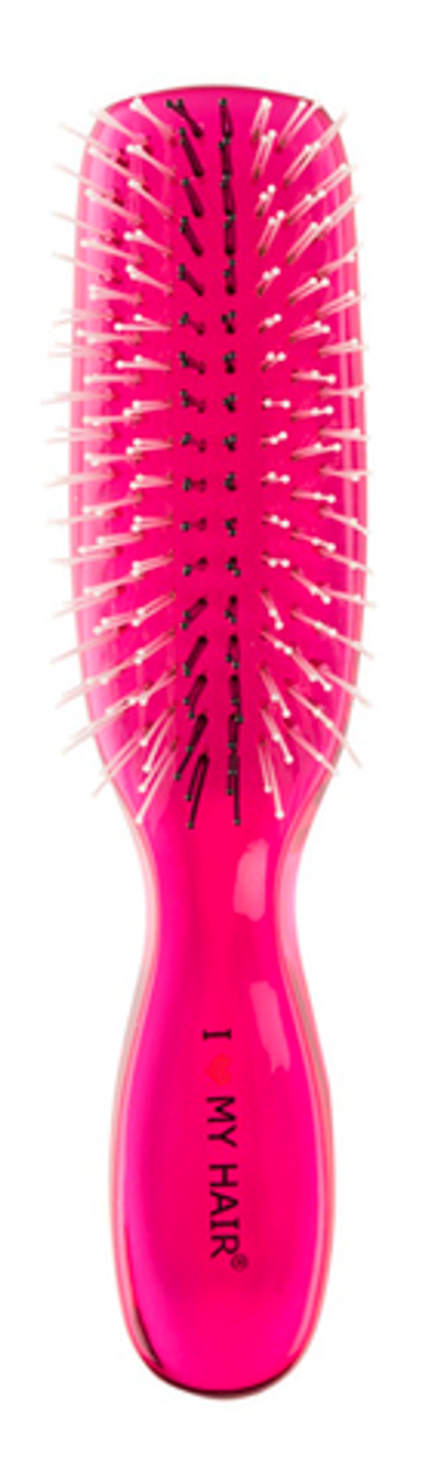 Щетка ILMH "Русалочка" 1803 фуксия прозрачная S