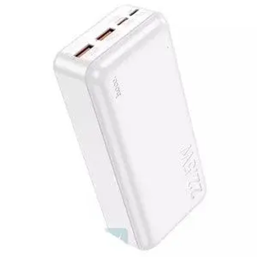 Внешний аккумулятор Hoco J101B Astute 30000mAh 22.5W 2*USB/Type-C PD20/QC3.0 (белый)