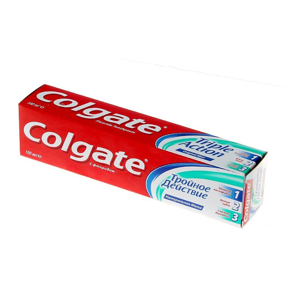 Зубная паста Colgate Тройное действие 100 мл.