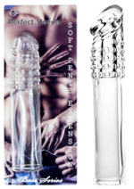 Прозрачная насадка-удлинитель Perfect Sleeve - 19 см.