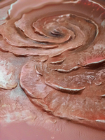 Картина "Кружево водных кругов" 50х60: Ручная уникальная эксклюзивная картина в единственном экземпляре