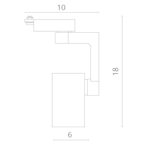 Трековый светодиодный светильник Arte Lamp TRACCIA A2310PL-1WH