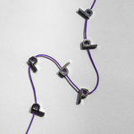 Подвеска в форме буквы "P", 8мм, сталь