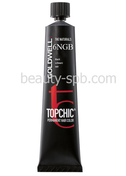 Goldwell Topchic 6NGB темный блонд с золотисто-бежевым сиянием 60 мл