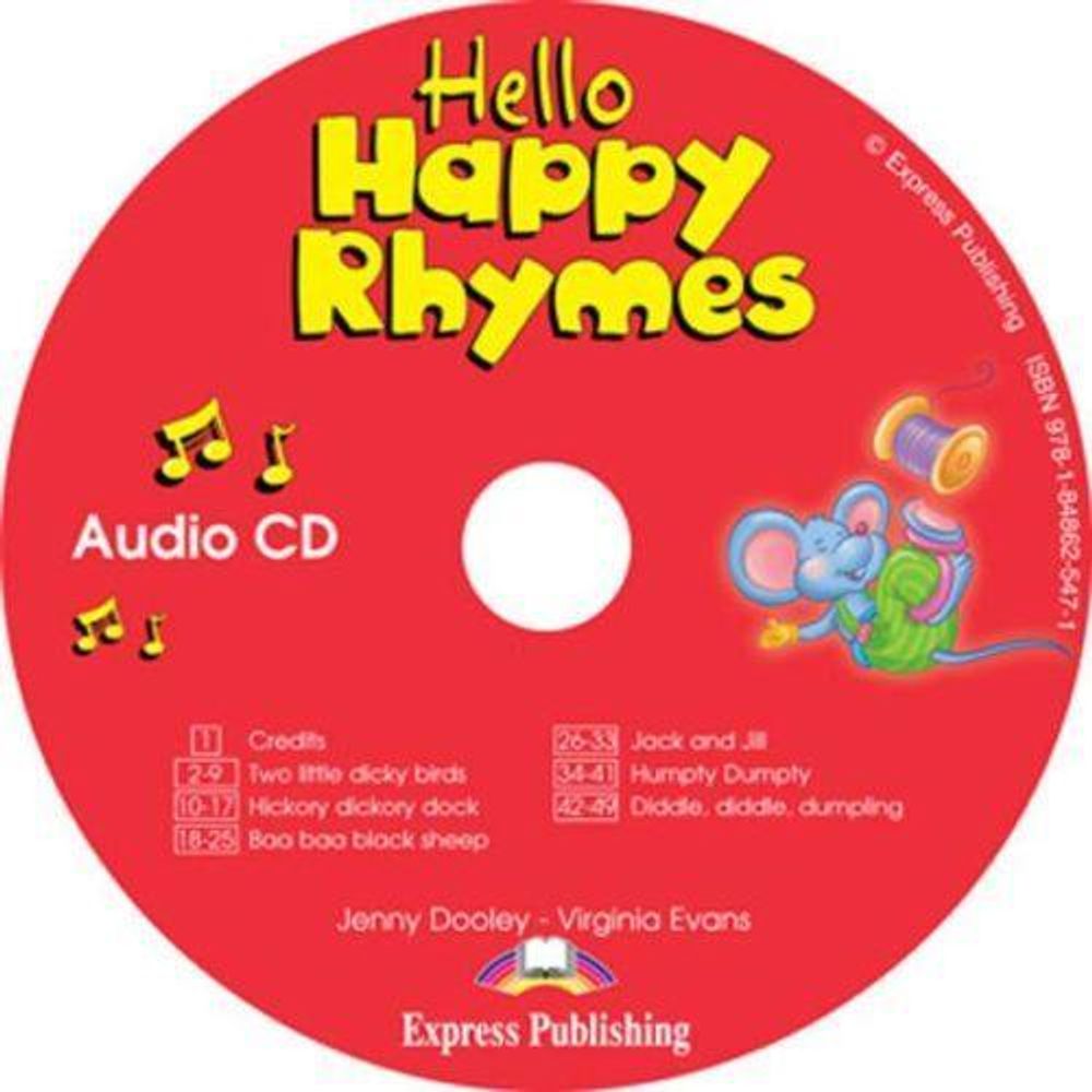Hello Happy Rhymes. Audio CD. Аудио CD.