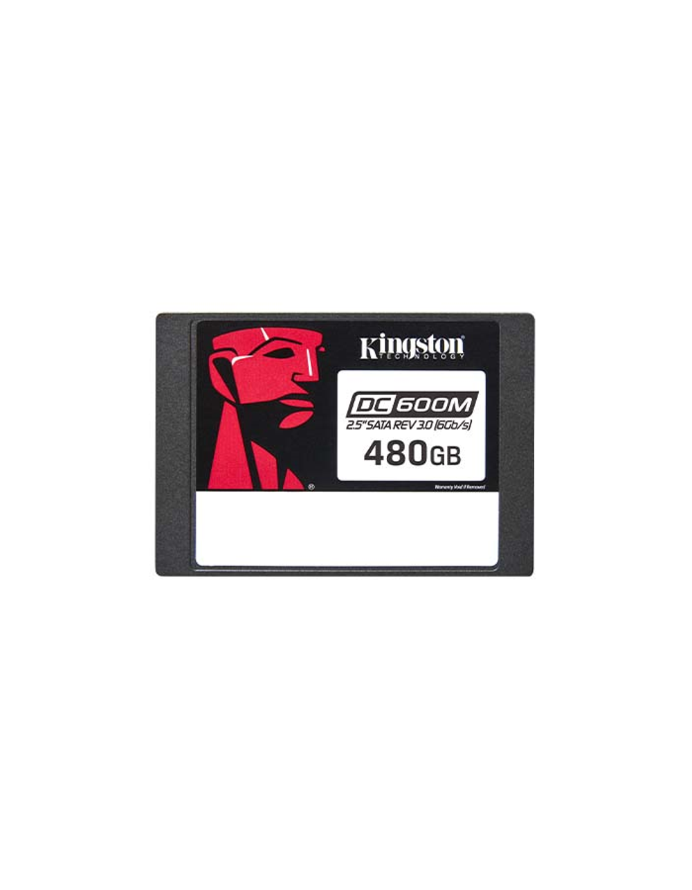 Kingston Enterprise SSD 480GB DC600M 2.5" SATA 3 R560/W470MB/s 3D TLC MTBF 2M 94 000/41 000 IOPS 876TBW (Mixed-Use) 3 years