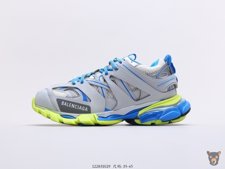 Кроссовки Track Trainers Grey/Blue/Green