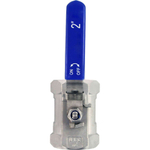 Stainless steel ball valve Elephant RP.316.230.MM. 986 psi, standard port, Threaded NPT/BSP, with handle