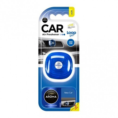 AROMA CAR Ароматизатор гелевый LOOP GEL New Car