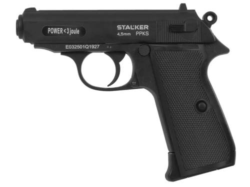 Пистолет пневматический Stalker PPKS (Walther PPK/S) к.4,5мм (ST-21062P)