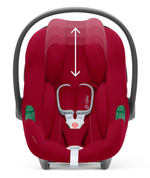 Коляска Cybex Priam IV Rosegold complete Aton B2 Dynamic Red Base One 4 в 1 Leaf Green
