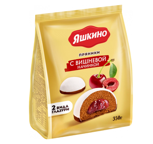 ПРЯНИКИ ЯШКИНО ВИШНЯ 350ГР