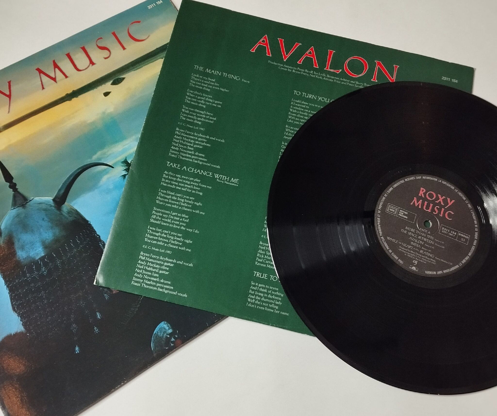 Винтажная виниловая пластинка LP Roxy Music Avalon (France 1982) The Space Between