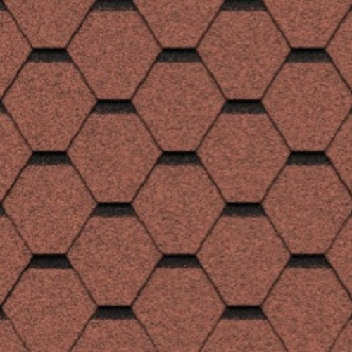 Черепица гибкая Icopal Plano Tema Кирпично-красная