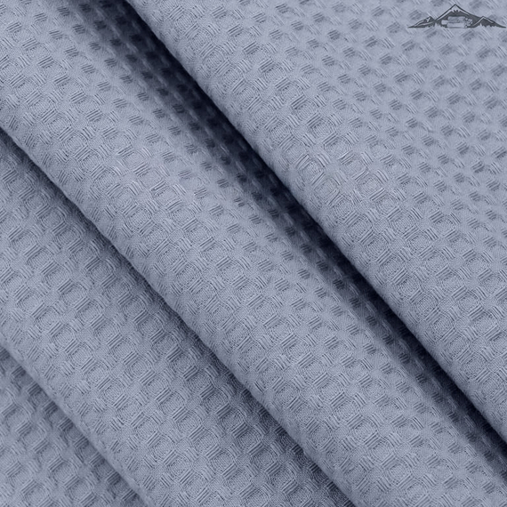 Вафельное полотно 150 см цв. Серый