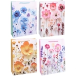 Пакет подарочный «Восковые цветочки» 41.5*30*12 см