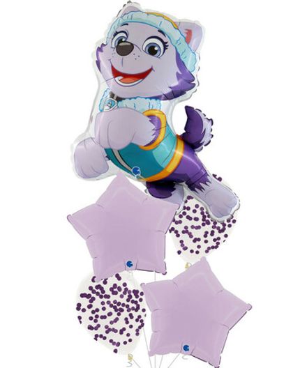 Фонтан из шаров "Звезда - Эверест"