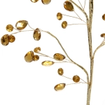 Ветка декоративная «Изящный шарм» 76 см, Золото