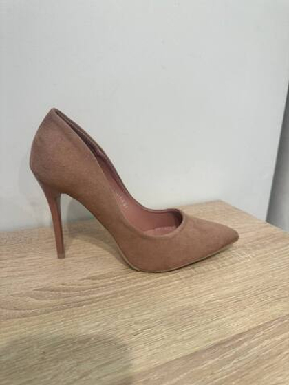 Туфли из эко замши