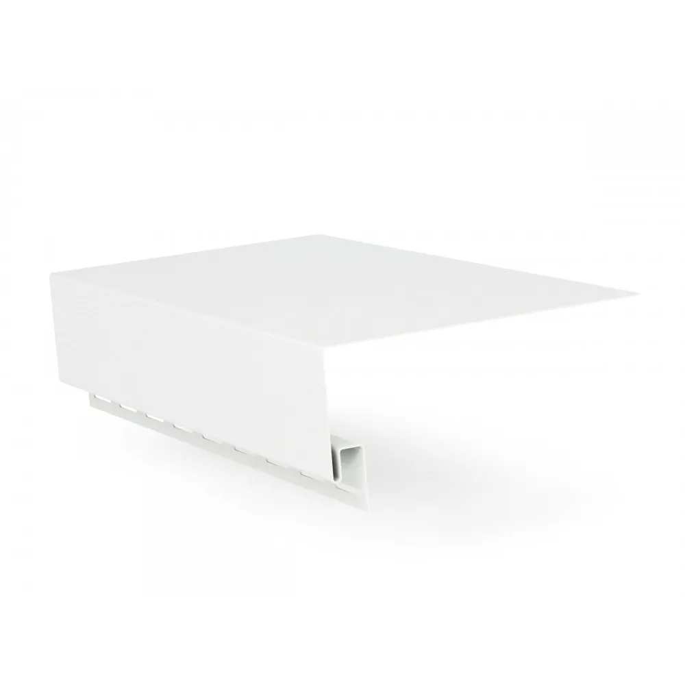 Планка околооконная для сайдинга белый GL ВИА