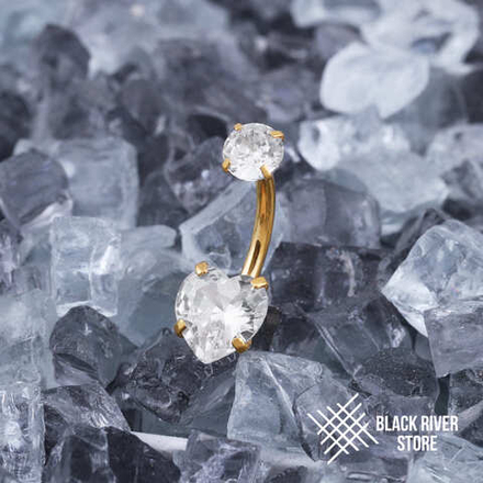 Банан Pure Heart Crystal PVD Yellow