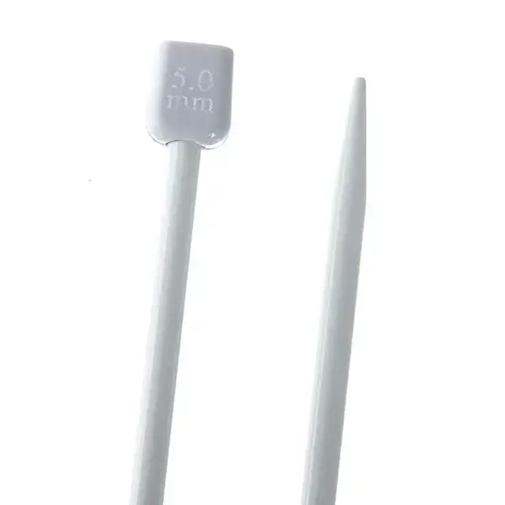 Спицы вязальные прямые тефлон 5,0мм 34,5см