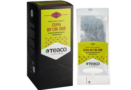 Пакетированный чай на чайник "Сенча Шу Сян Люй" 15 пак